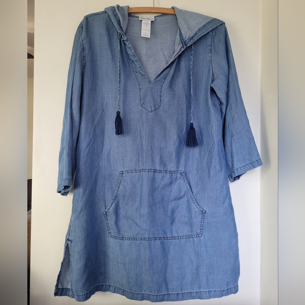 Chambray tunic or shirt dress